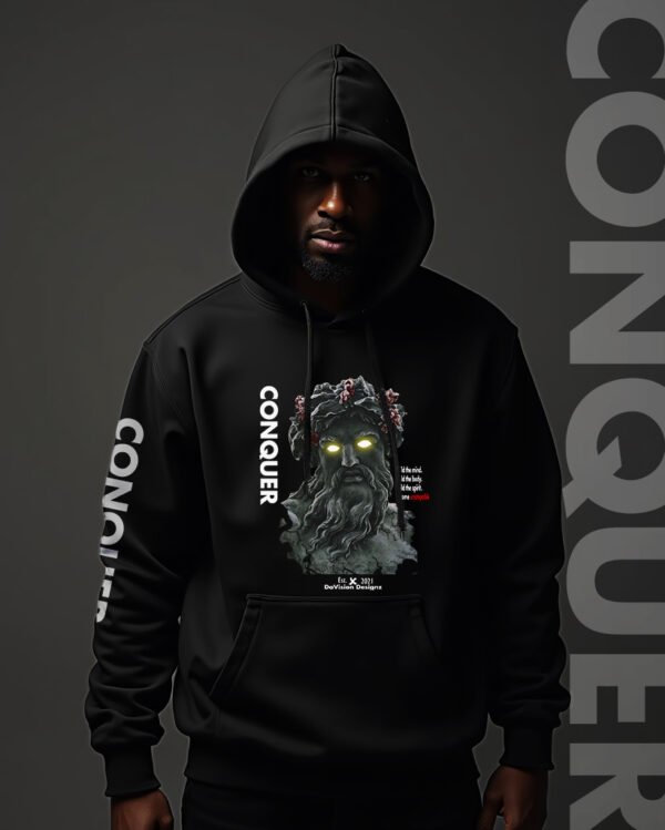 Conquer grapic hoodie